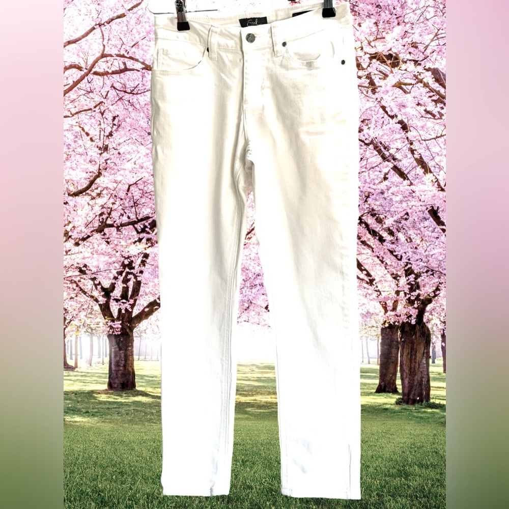 Earl White Denim Skinny Ankle Jeans Size 4 - Picture 1 of 6